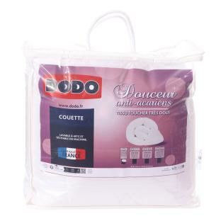 Couette Legere Anti Acarien Blanc Dodo 140X200 pas cher