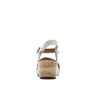 Sandales Grises Clair Femme Chattawak Laspinas vue 0