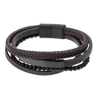 Bracelet Marron Homme Geographical Norway 315109 pas cher