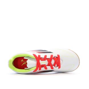Chaussures de football Blanc Garçon Adidas F50 Club vue 0