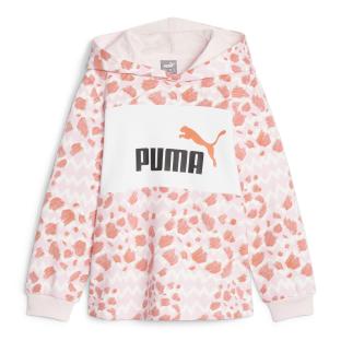 Sweat Blanc/Rose Fille Puma Mixmch pas cher
