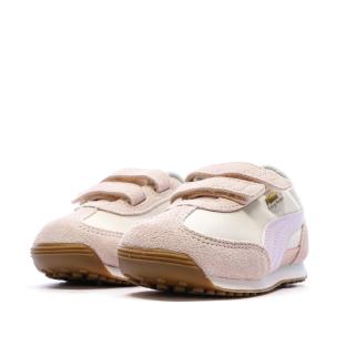 Baskets Beige/Rose Fille Puma Easy Rider Kids vue 0