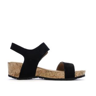 Sandales Noires Femme Chattawak Laspinas vue 0