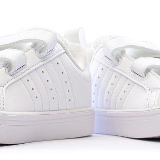 Baskets Blanches Garçon Adidas Vs Pace vue 0