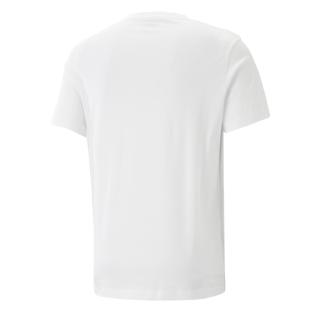 T-shirt Blanc/Bleu Homme Puma Ess+ 673370-11 vue 2