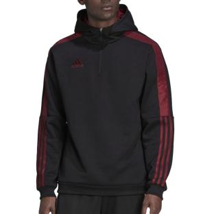 Sweat Noir/Rouge Homme Adidas Tiro pas cher