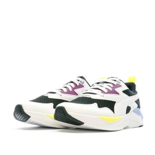Baskets Blanches/Jaune/Noir Homme Puma X-Ray Lite vue 6