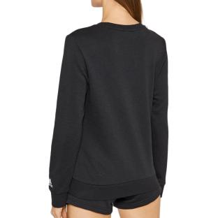 Sweat Noir Femme Adidas Lin vue 0