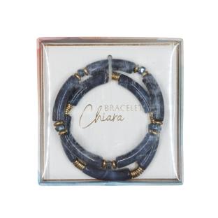 Lot de 2 Bracelets Bleu Stella Green Chiara pas cher
