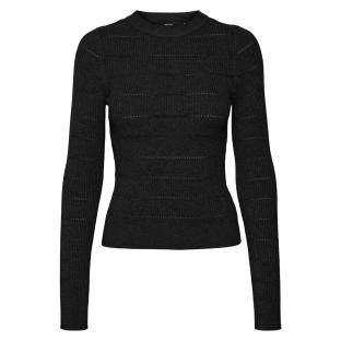 Pull Noir Femme Vero Moda Paula vue 3