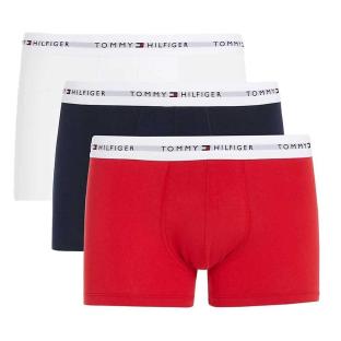 x3 Boxers Rouge/Blanc/Marine Homme Tommy Hilfiger Trunk vue 0