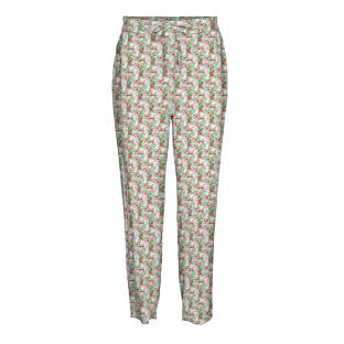 Pantalon Blanc/Vert/Rose Imprimé Femme Vero Moda Easy pas cher