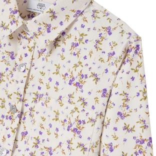 Veste Blanche/Mauve Fille Le Temps Des Cerises Ves vue 0