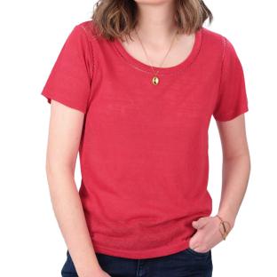 T-shirt Rouge Femme Deeluxe Colyne pas cher