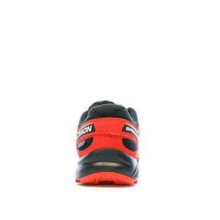 Chaussures de Trail Noir/Rouge Junior Garçon Salomon Speedcross vue 3