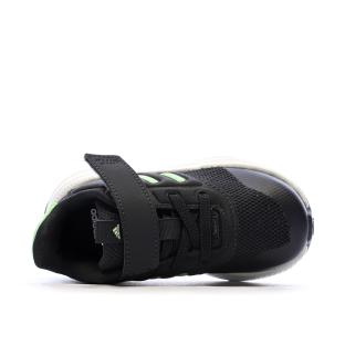 Baskets Noires/Vertes Garçon Adidas X_plrphase vue 0
