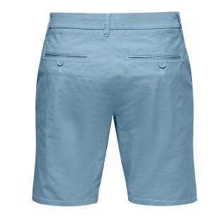 Short Chino Bleu Homme ONLY & SONS 22018237 vue 2