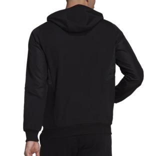 Sweat Noir Homme Adidas Hoody HA6232 vue 2