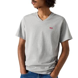 T-shirt Gris Homme Levi's Original Vneck 85641 pas cher