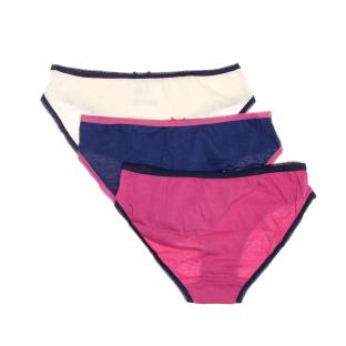 Lot x3 Culottes Bleu/Beige/Fuchsia Femme Simply Me vue 0