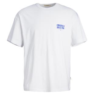 T-shirt Blanc Homme Jack & Jones 12276717 pas cher