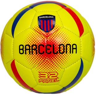 BARCELONA Mini Ballon Jaune Fluo Sport Zone vue 0