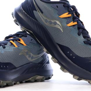 Chaussures de running Grises Homme Saucony Peregrine 14 vue 7