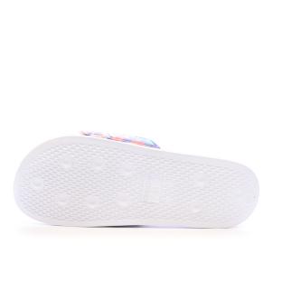 Claquettes Blanches à Fleurs Femme Kappa Logo Noles 5 vue 0