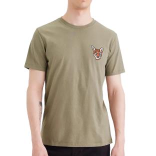 T-shirt Vert Homme Dockers Graphic Neutrals pas cher