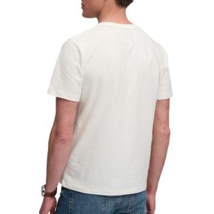 T-Shirt Blanc Homme Superdry Classic 1 vue 0