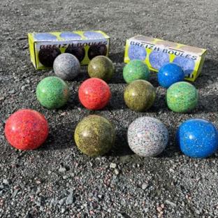 Boules bretonnes triplette 93 mm vue 0