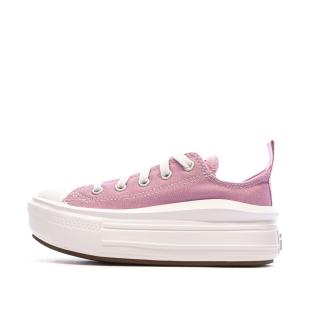 Baskets Roses Fille Converse Chuck Taylor All Star Move A10391C pas cher
