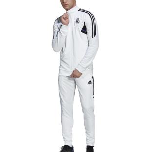 Real Madrid Survêtement Blanc Homme Adidas 2023 pas cher