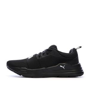 Baskets Noires Garçon Puma Wired Run vue 0