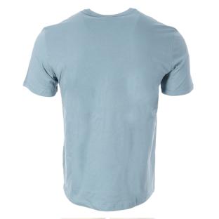 T-Shirt Bleu Homme Calvin Klein Jeans Badge 30s vue 2