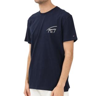 T-Shirt Marine Homme Tommy Hilfiger Backpri vue 0