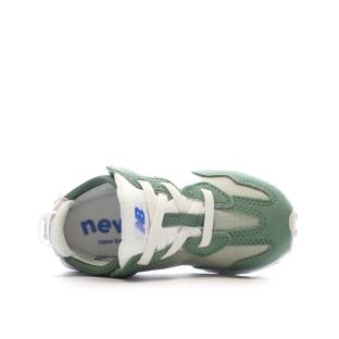 New Balance 327 Baskets Verte Garçon NW327CJ vue 4