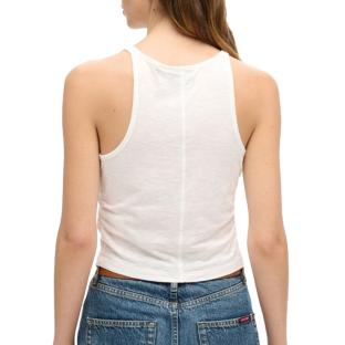 Débardeur Blanc Femme Superdry Superdry Ruched vue 2