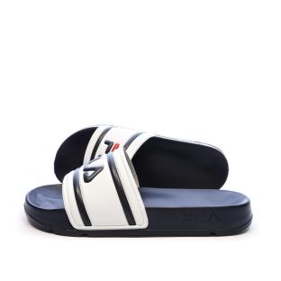 Claquettes Marines/Blanches Homme Fila Morro pas cher