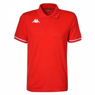 Polo Rouge Homme Kappa Barli vue 0