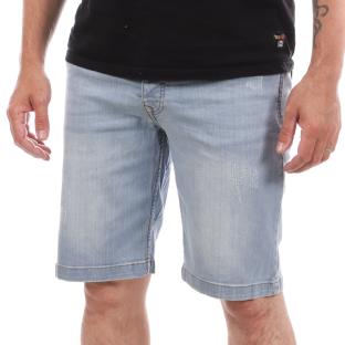 Short en jean Bleu Clair Homme Lee Cooper Ozark pas cher