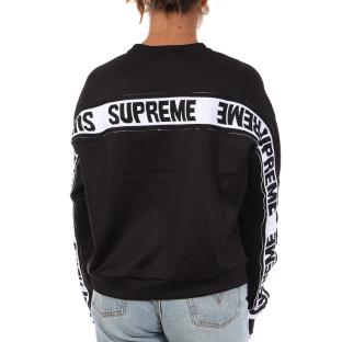 Sweat Noir Femme Supreme Grip Rosebud vue 2