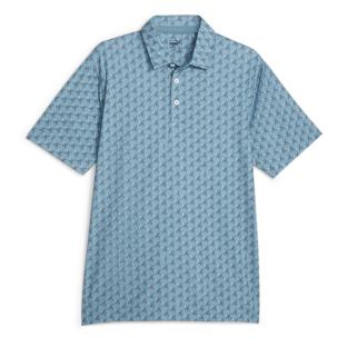 Polo Bleu Homme Puma Palms pas cher