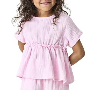 T-Shirt Rose Fille Kids ONLY Life KMGTHYRA vue 0