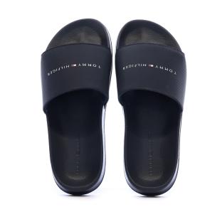 Zapatillas de lona azul marino para hombre de Tommy Hilfiger Textu ver 0
