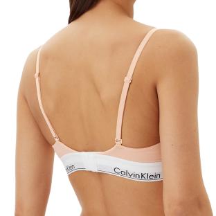 Soutien-Gorge Rose Femme Calvin Klein Jeans Lightly Lined Triang vue 2