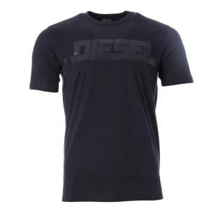 T-Shirt Noir Homme Diesel RPATI0 pas cher