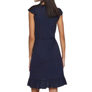 Robe Marine à volants Femme Vila Mooney vue 2