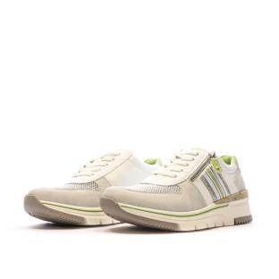 Baskets Blanche/Grise Femme Relife Jolene vue 0