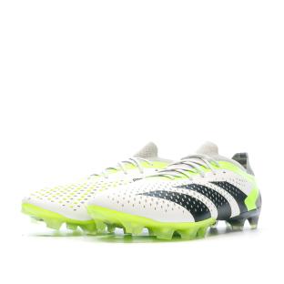 Chaussures de foot Blanc/Vert football Homme Adidas Predator Accuracy.1 L AG vue 6